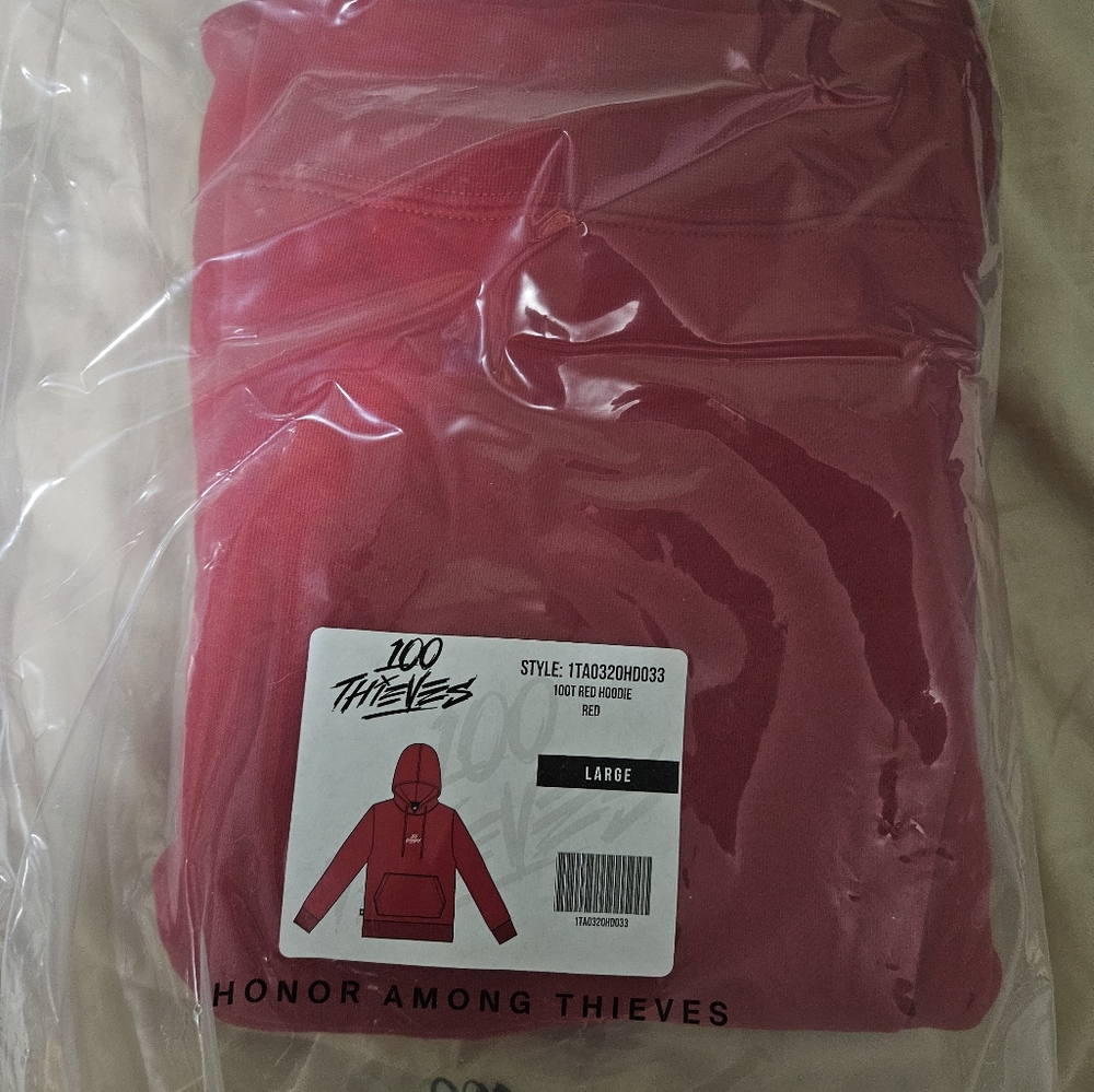 100 Thieves Red Hoodie